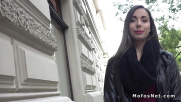Riding Cock at the Guy's Place: Budapest Girl Gets What She Wants