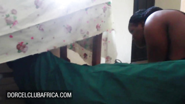 African Housewife Stuns Hardworking Pro with Her Busty Charms