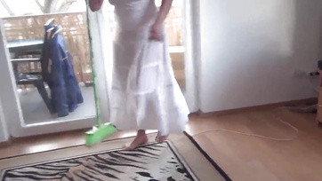 Elderly Maid Spreads Legs for Well-Hung Owner