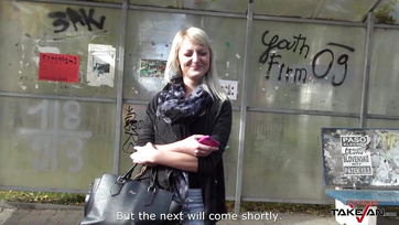 Blonde Beauty Rides the Mechanic in a Moving Vehicle