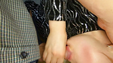 Took Her Home from the Party and Fucked Her Tiny Muff Hard