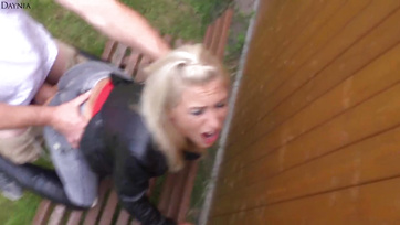 Sloppy Blowjob for Berlin Slut After Brutal Anal