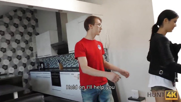 Milf Joins Teen to Taste Stranger's Sausage