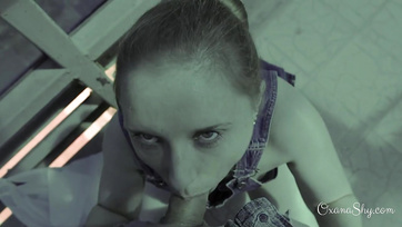 Adventurous Spinner Sucks Cock in Sheikh's Luxurious Yacht with Anal Plug