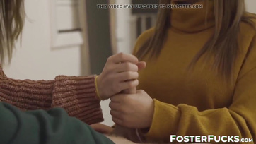 Shy Schoolgirl in a Taboo Threesome with Stepdad and Stepmom