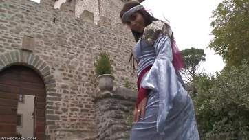 Medieval Babe Gets Naughty with Her Pussy and Ass!