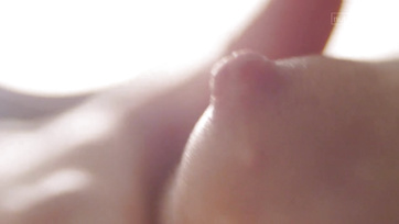 Beautiful Teen Babe Playing Alone with Her Smooth Pussy