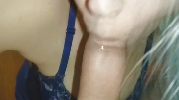 Cute Amateur Girl Sucks Cock and Swallows Lots of Cum