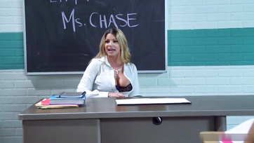 Hot Teacher Convinces Young Couple for a Steamy Threesome