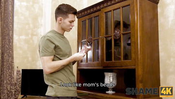 Brown Granny Loves Cocky Young Lad