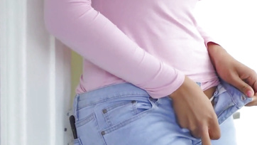 Sexy Babysitter Couldn't Resist Muscular Stud
