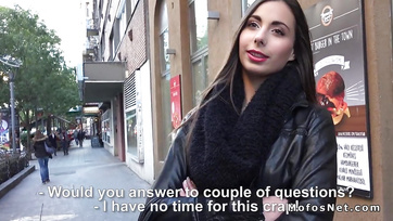 Picked up Hungarian Cutie on the Sidewalk and Fucked her Pussy for Tokens