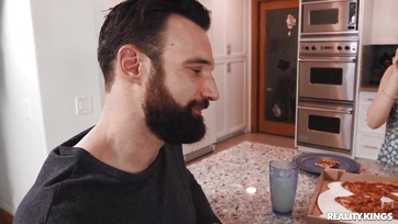 Latin Babe Bangs Herself Behind Girls' Backs